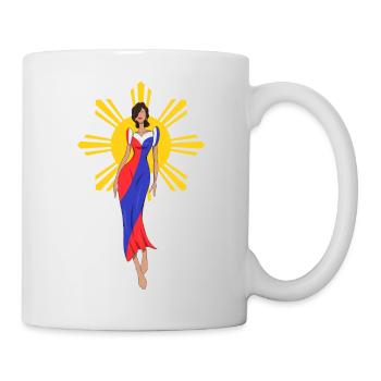 Philippines Filipina Flag Filipiniana I Gift - Mug - white - Right