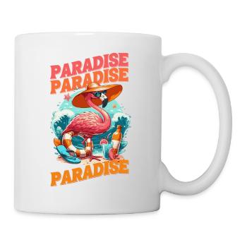 AMBIANCE ESTIVALE PARADISIAQUE - Mug blanc - blanc - Droite