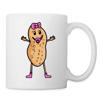 Peanut Child Baby Kids Sister Siblings - Mug - white - Right