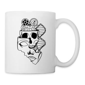 Motorbike_DNA - Mug blanc - blanc - Droite