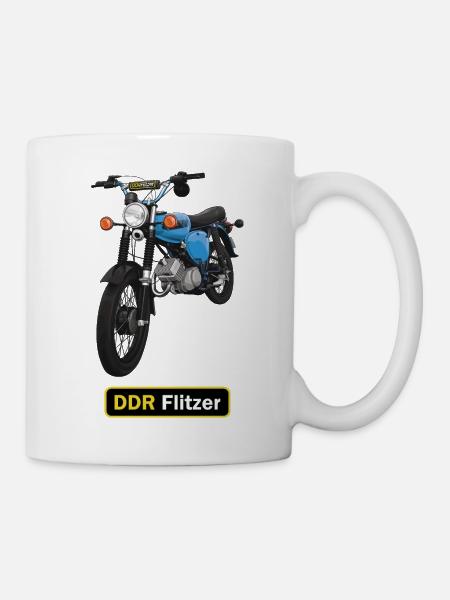 S51 (hellblau) // Illustration - Tasse - Weiß