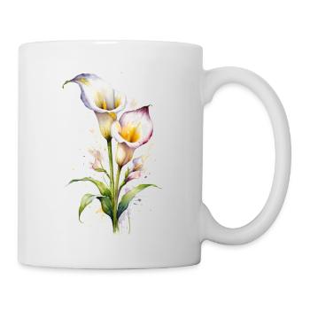 Watercolor Elegance: The Calla Lily - Mug - white - Right