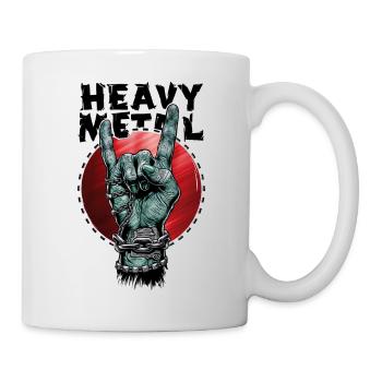 Verkettetes Metall - Tasse - Weiß - Rechts