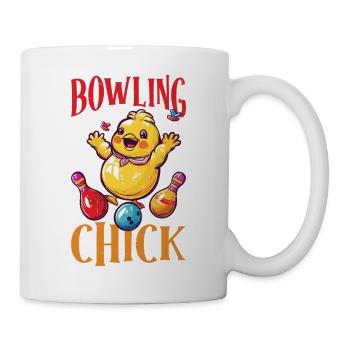 Bowling Chick 20 - Tasse - Weiß - Rechts