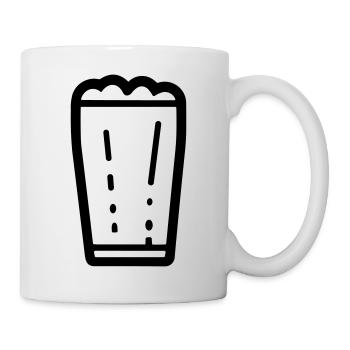 Bière - Mug blanc - blanc - Droite