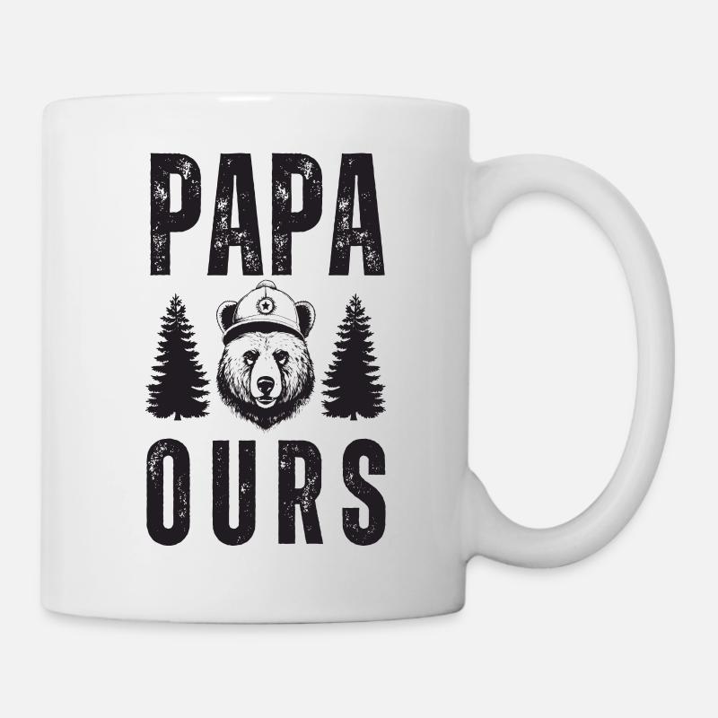 Cadeau papa ours - Mug blanc - blanc