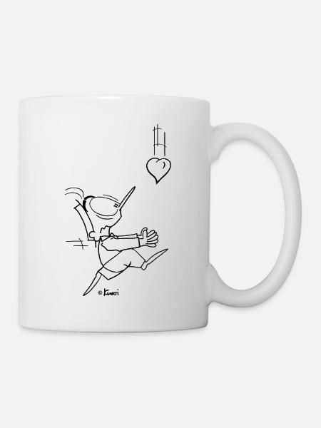 Kurti Herz - Tasse - Weiß