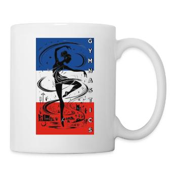 Gymnastique Francaise - Mug blanc - blanc - Droite