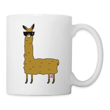 Llama with extras - Mug - white - Right