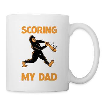 I Hit A Homerun Scoring You As My Dad 3 - Mug - white - Right