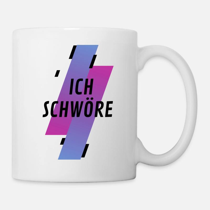 En disant, je le jure. Un langage cool pour les jeunes - Mug blanc - blanc