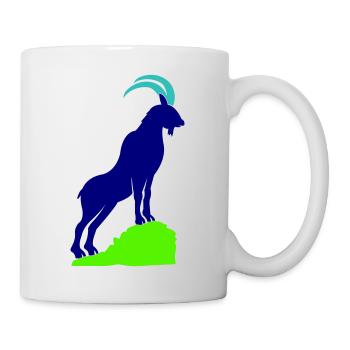 steinbock 02 - Tasse - Weiß - Rechts