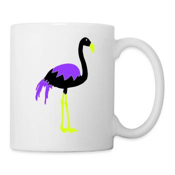 Flamant - Mug blanc - blanc - Droite