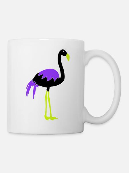 flamingo - Tasse - Weiß