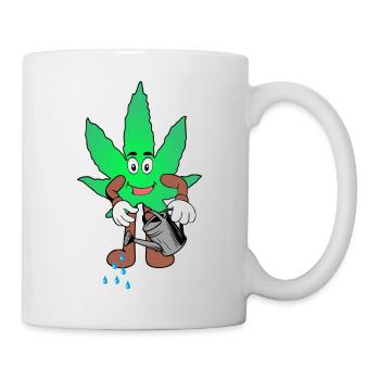 Der Bloom - Weed Cannabis Stoned Hanf Marihuana - Tasse - Weiß - Rechts