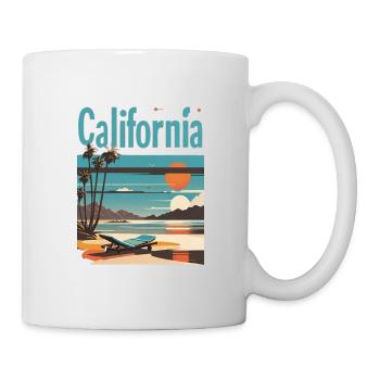 Kalifornischer Traum - Tasse - Weiß - Rechts