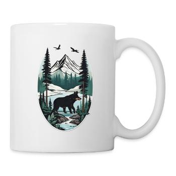 Gelassenheit in der Wildnis - Tasse - Weiß - Rechts