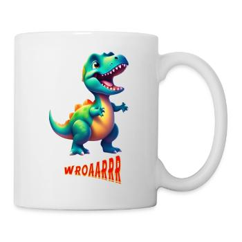 Dino - Tasse - Weiß - Rechts