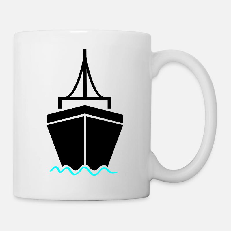schiff 2 - Tasse - Weiß