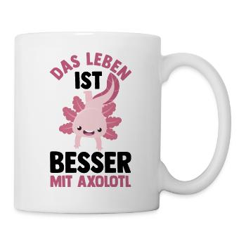 Axolotl - Mug blanc - blanc - Droite