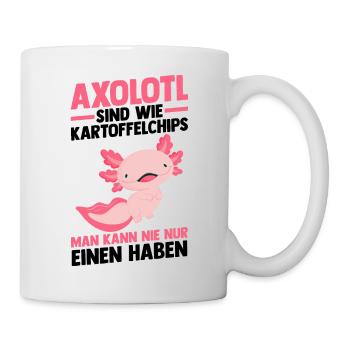 Axolotl - Mug blanc - blanc - Droite