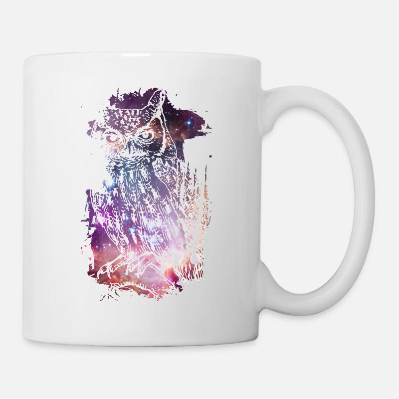 The Cosmic Owl - Mug - white
