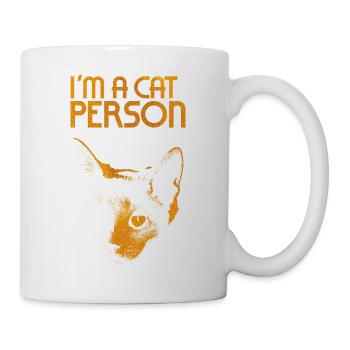 I'm a cat person - Mug - white - Right