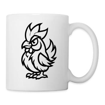 hahn - Tasse - Weiß - Rechts