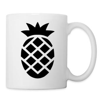 Ananas - Mug blanc - blanc - Droite