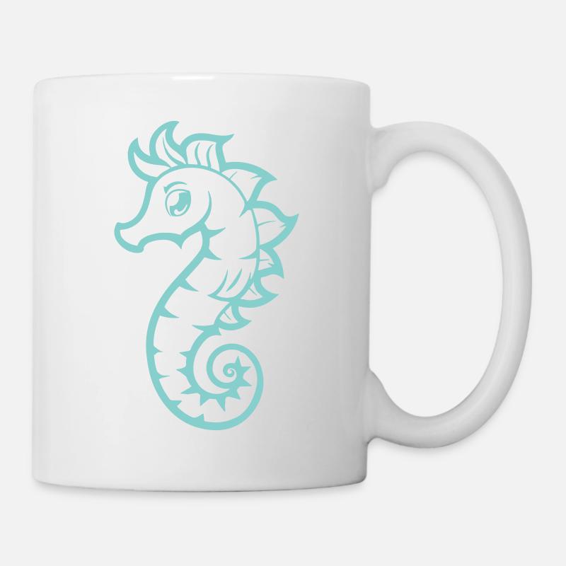 Hippocampe Hippocampe - Mug blanc - blanc