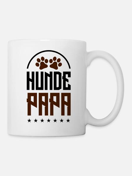 dogs dad - Mug - white