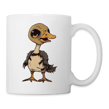 Gans Halloween Comic Lustig - Tasse - Weiß - Rechts
