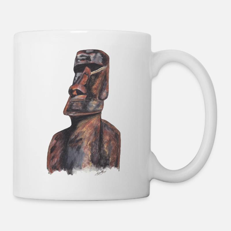 MOAI - Tasse - Weiß
