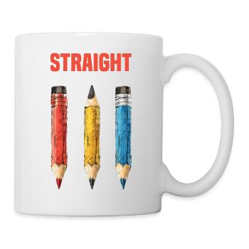 Straight Out Of Pencils - Tasse - Weiß - Rechts