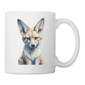 Fennec Renard - Mug blanc - blanc - Droite