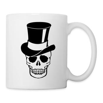 Skull Cylinder - Mug - white - Right