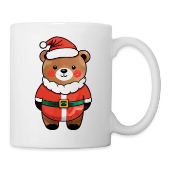 Dessin de Noël Ours - Mug blanc - blanc - Droite
