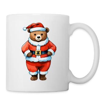 Dessin de Noël Ours - Mug blanc - blanc - Droite