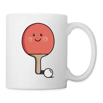 Raquettes de ping-pong à dessin pour bébés et enfants - Mug blanc - blanc - Droite