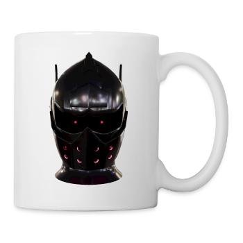Cyber Warrior Helm - Tasse - Weiß - Rechts