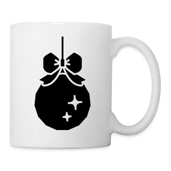 Christmas decorative ball - Mug - white - Right