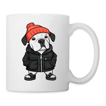 Dogo Argentino Dog Winter - Mug - white - Right