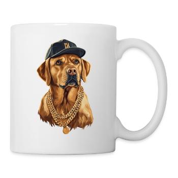 Labrador Portrait Labbi Cool Dog - Mug - white - Right