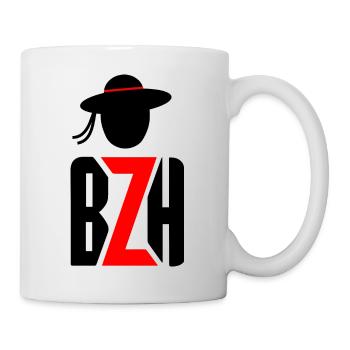 Tete Bonhomme BZH - Mug blanc - blanc - Droite