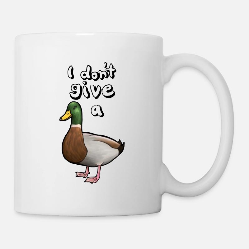 I don´t give a "duck" - Tasse - Weiß