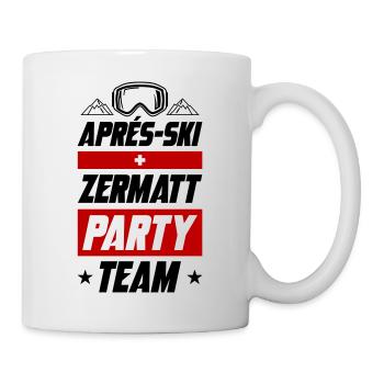 Après Ski Zermatt Party Team - Mug - white - Right