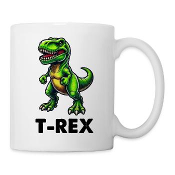 dinosaure T-Rex dino - Mug blanc - blanc - Droite