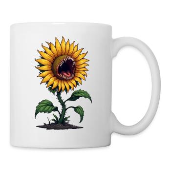 Tournesol monstre - Mug blanc - blanc - Droite