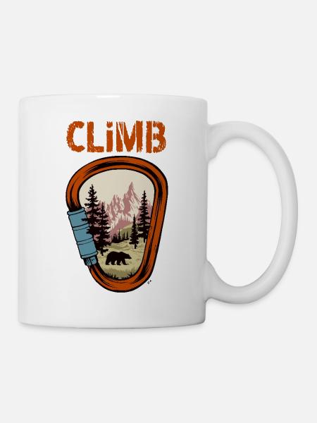 BERGSTEIGER - Tasse - Weiß