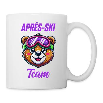 Bear Comic Ski Lunettes de ski - Mug blanc - blanc - Droite